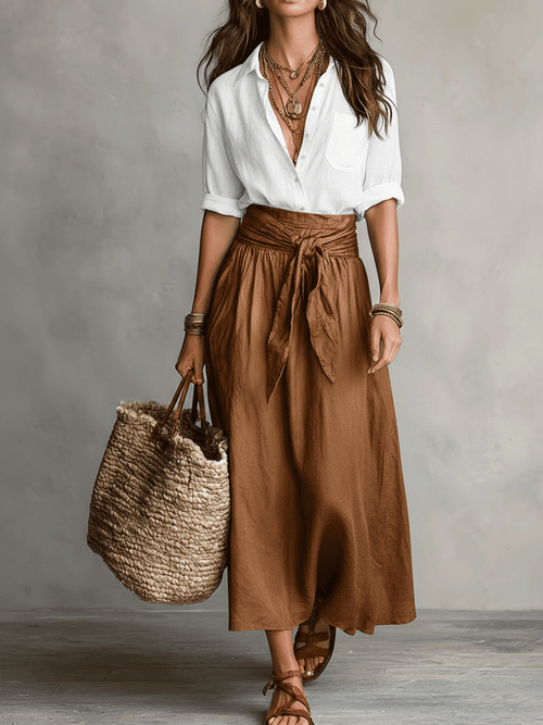 Conjunto de falda boho: elegancia sin esfuerzo