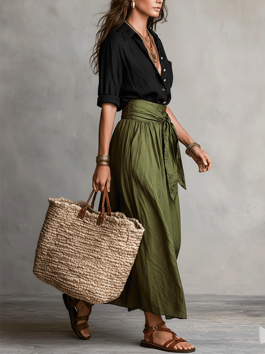 Conjunto de falda boho: elegancia sin esfuerzo