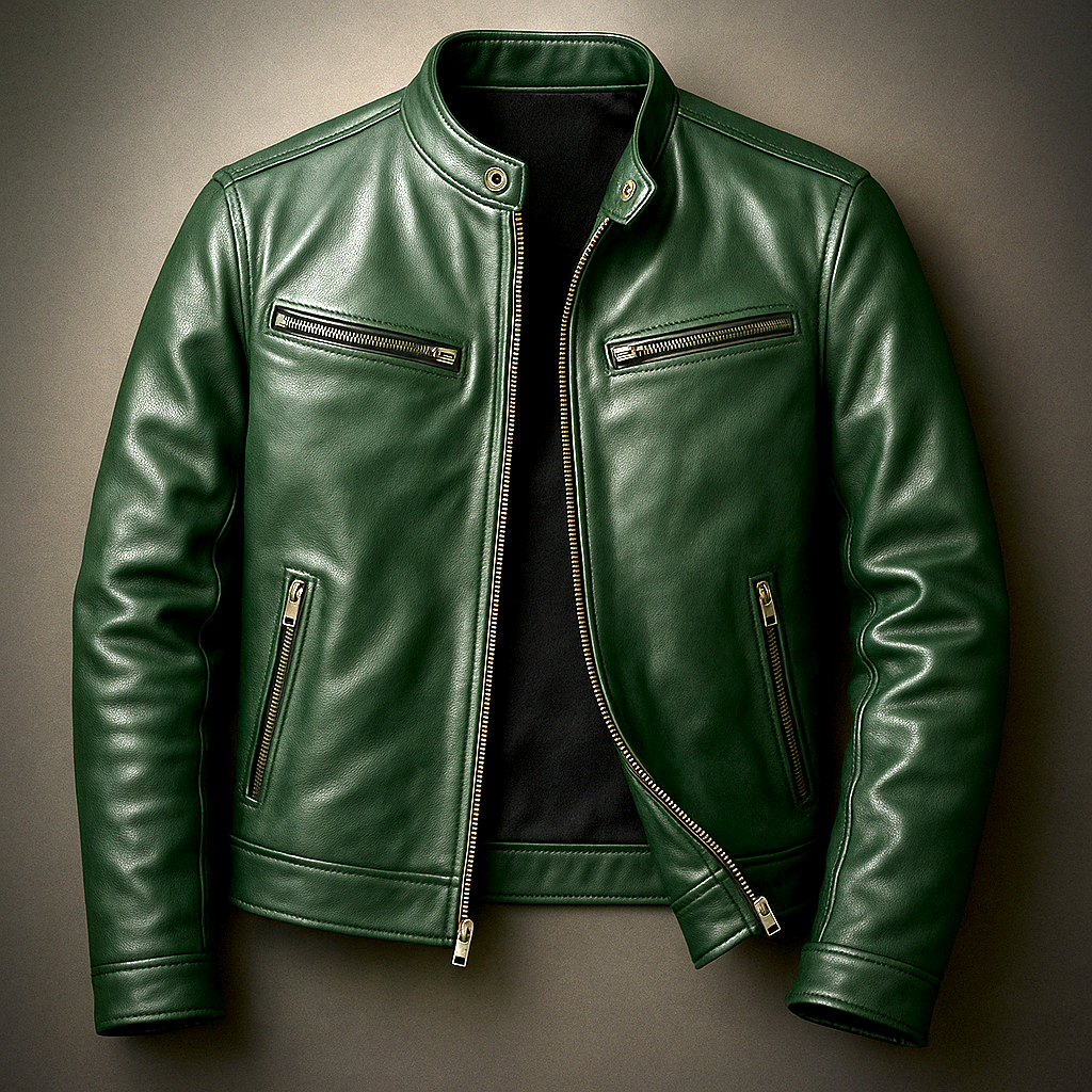 Chaqueta de cuero vintage