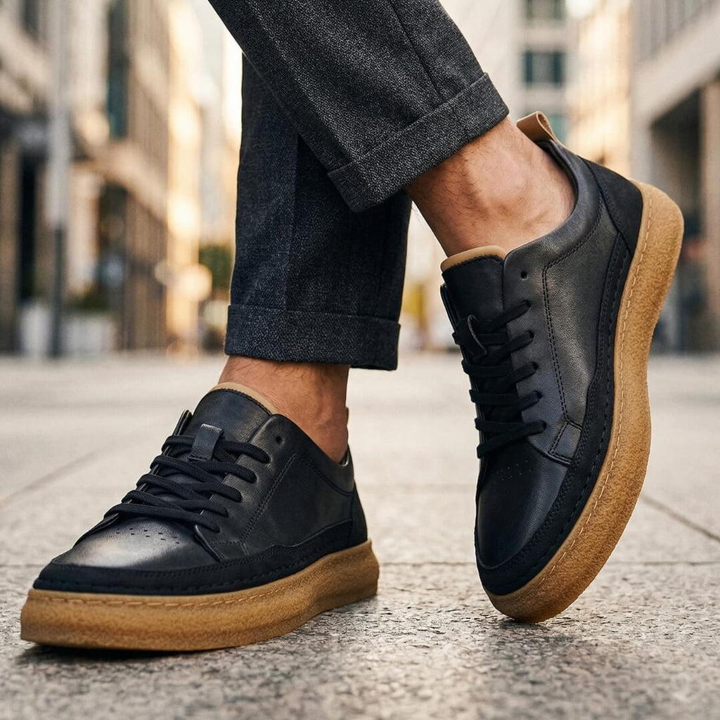 Ercole | Sneakers Pelle Cucite a Mano.