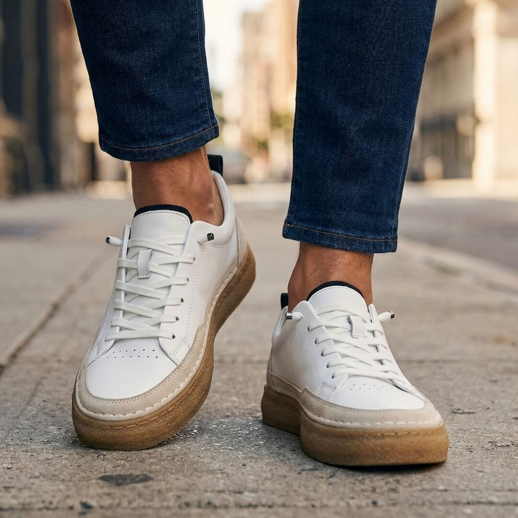 Ercole | Sneakers Pelle Cucite a Mano.