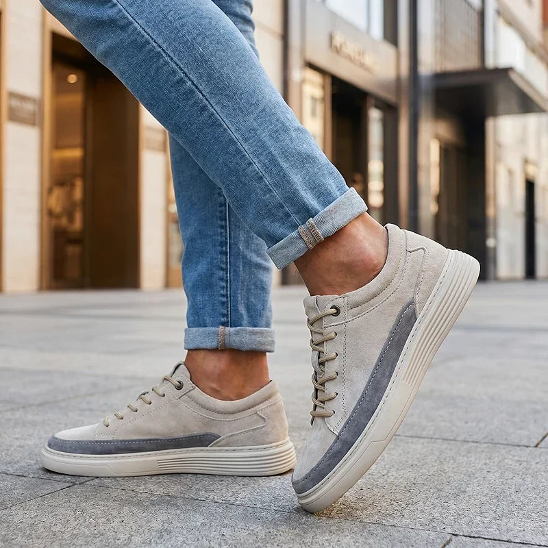 Enzo | Sneakers Camoscio Premium Ammortizzate