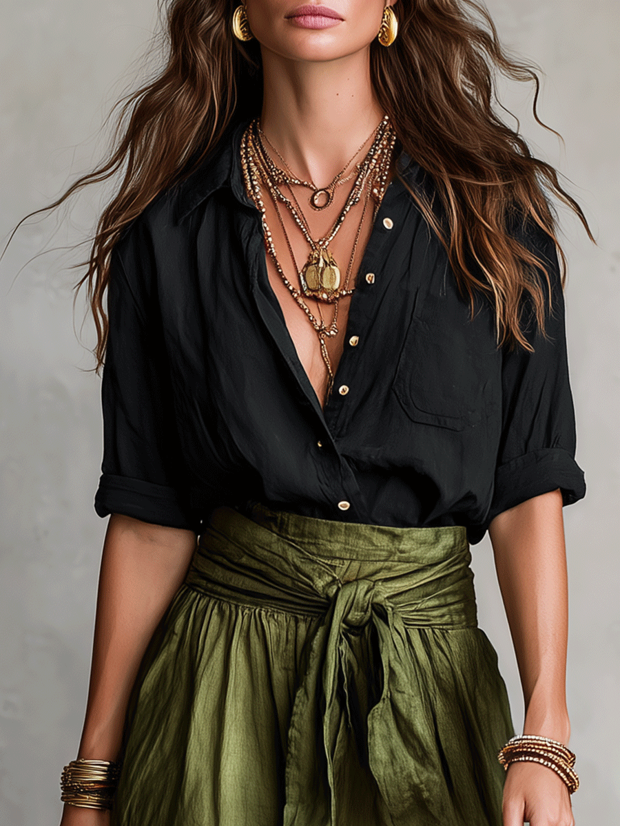 Conjunto de falda boho: elegancia sin esfuerzo