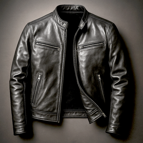 Chaqueta de cuero vintage