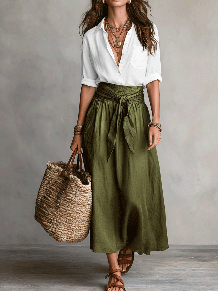 Conjunto de falda boho: elegancia sin esfuerzo
