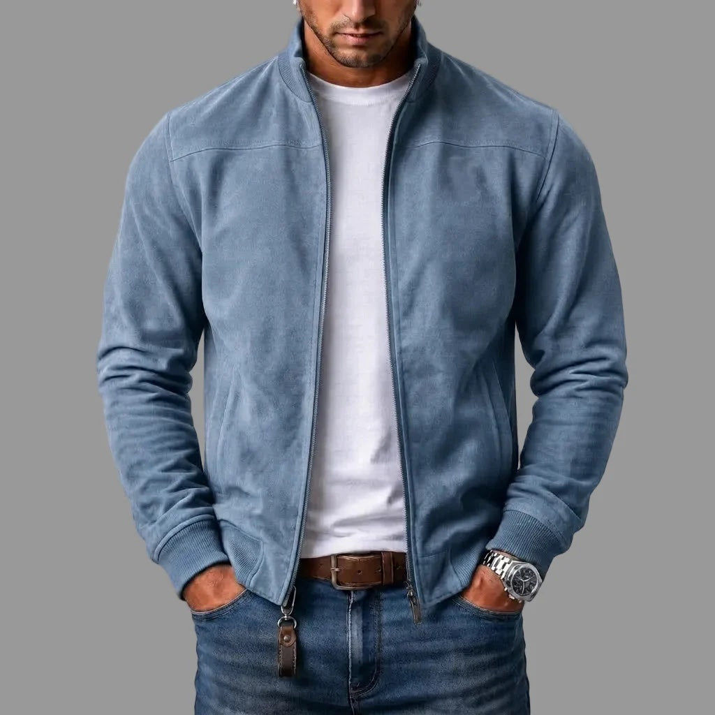 RIVEA STUDIOS | Chaqueta bomber de ante