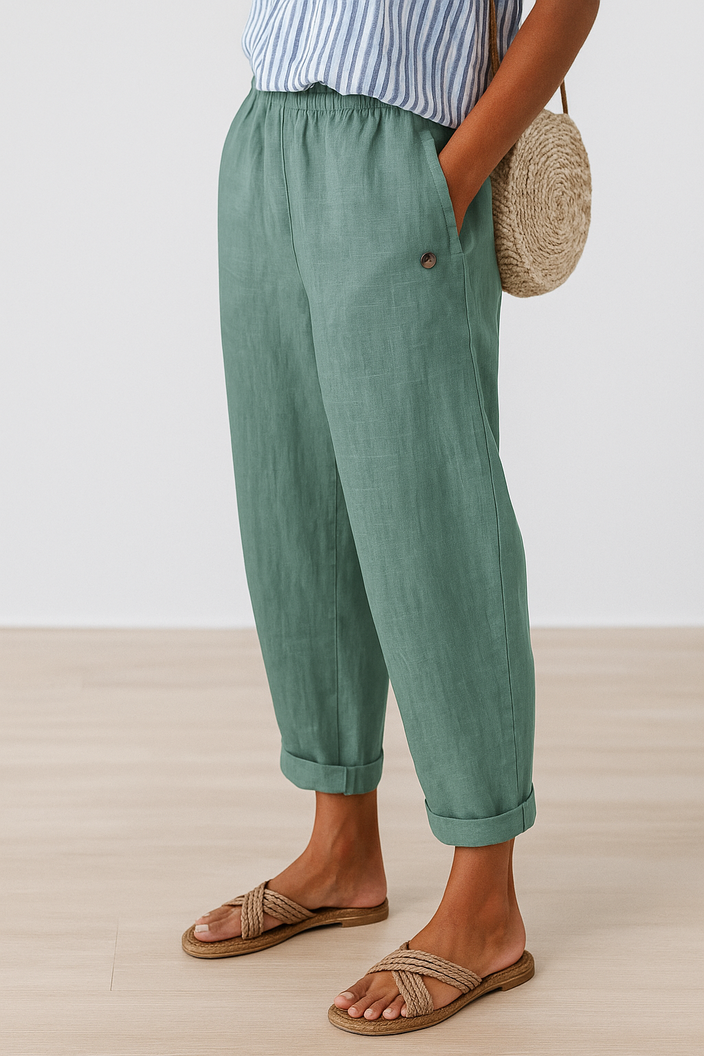 NORAYA | PANTALONES ELEGANTES CON BOLSILLOS LATERALES