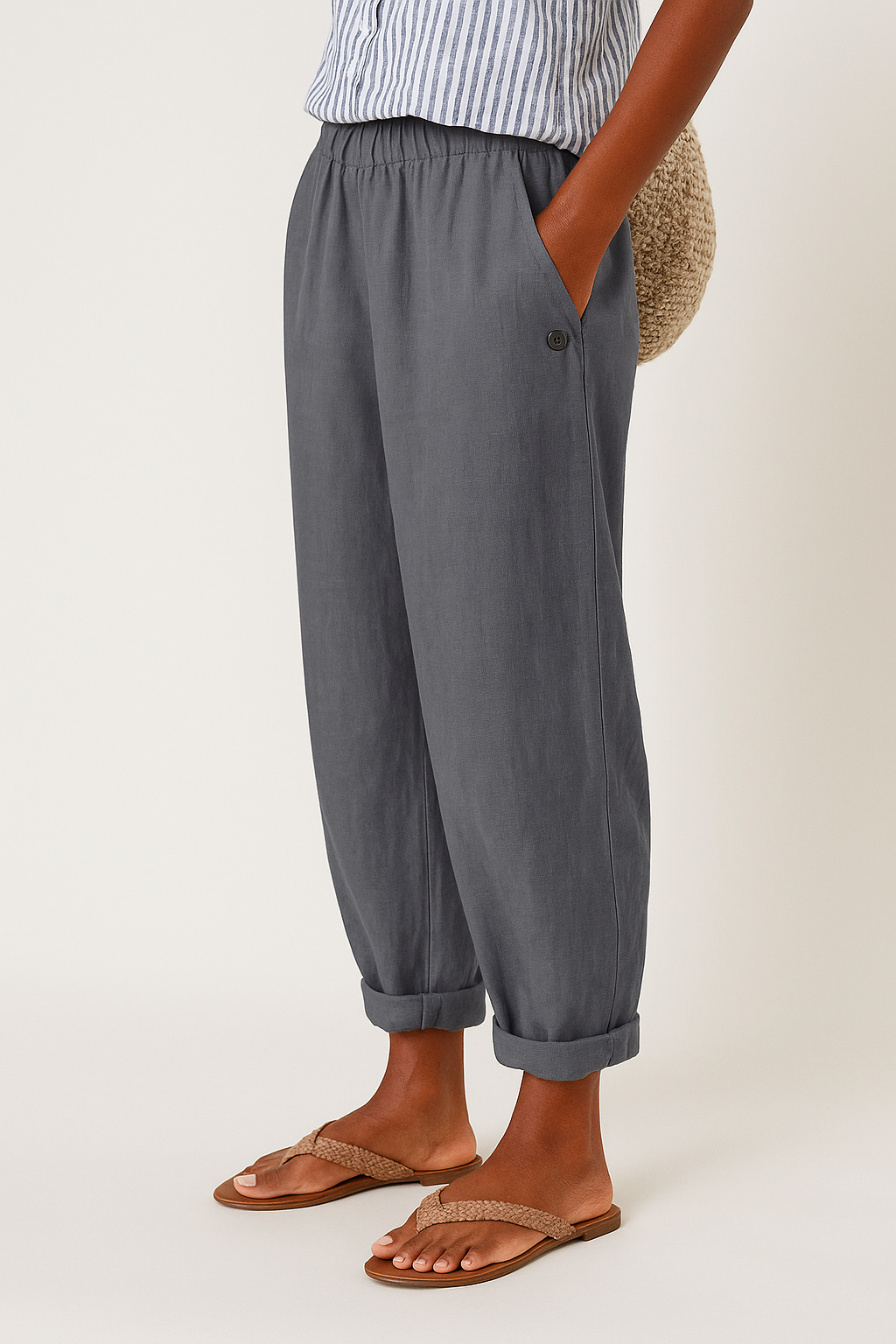 NORAYA | PANTALONES ELEGANTES CON BOLSILLOS LATERALES