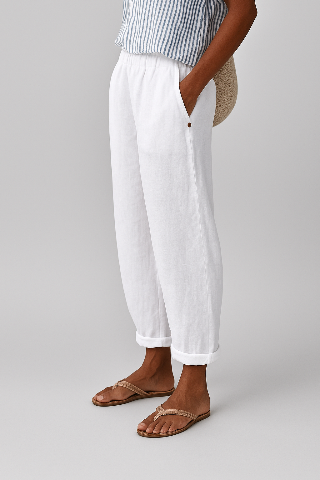 NORAYA | PANTALONES ELEGANTES CON BOLSILLOS LATERALES