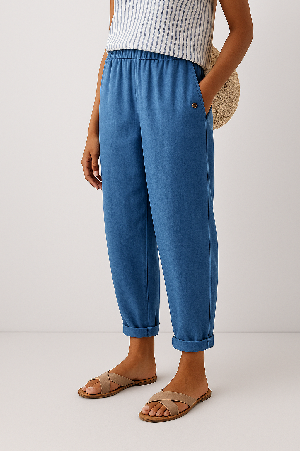 NORAYA | PANTALONES ELEGANTES CON BOLSILLOS LATERALES