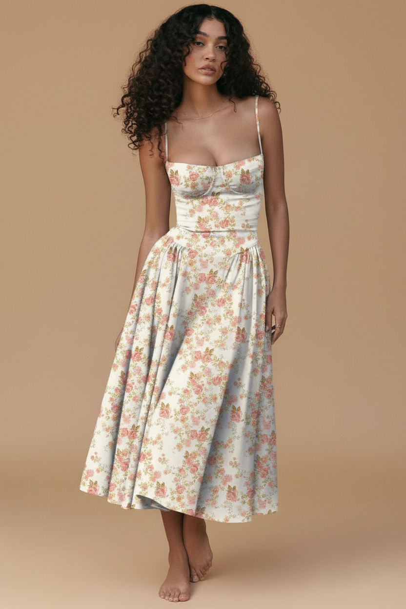 Marina | Vestido Maxi Tirantes Finos