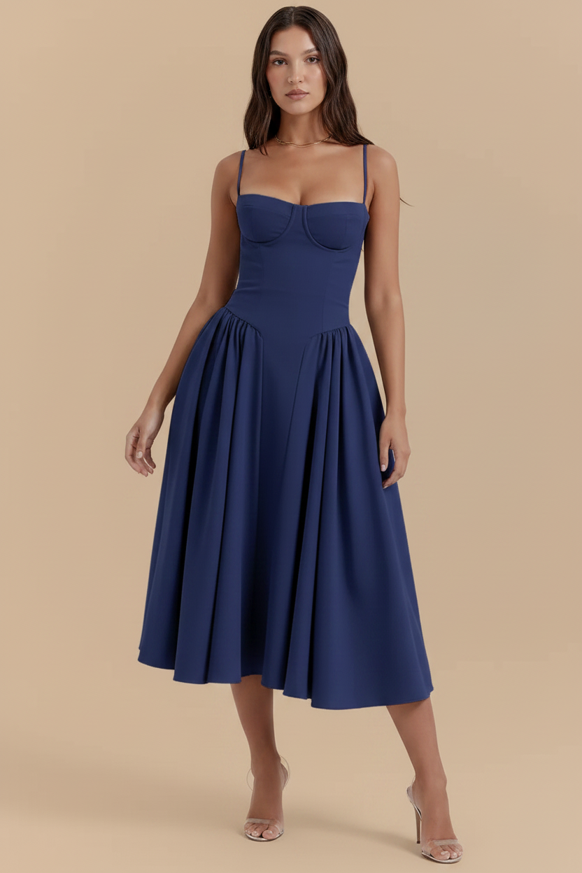 Marina | Vestido Maxi Tirantes Finos