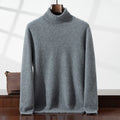 Elegante jersey de cuello alto de cachemira