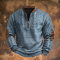 William | Sudadera retro con cremallera