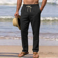 Pantalones elegantes de algodón para el verano