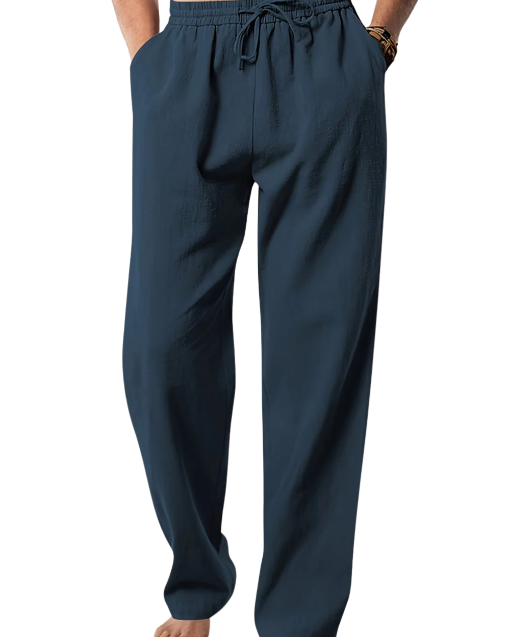 Pantalones informales de lino para el verano