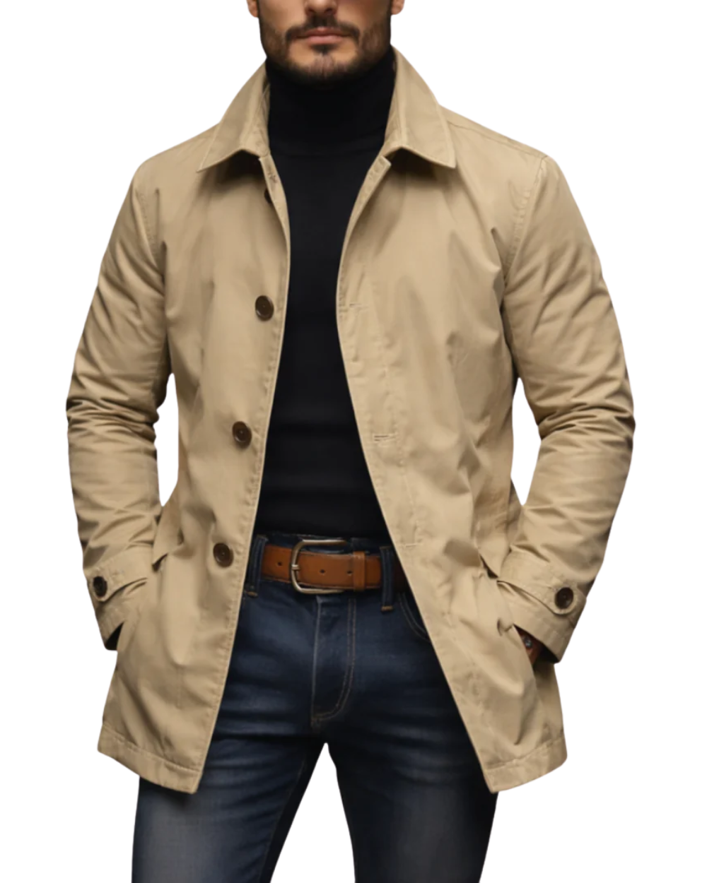 Elegante gabardina