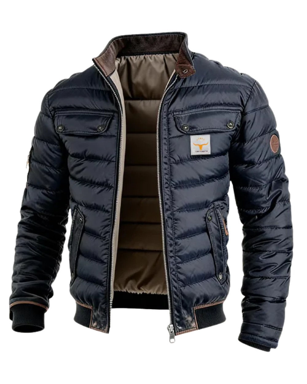 Chaqueta acolchada urbana y elegante