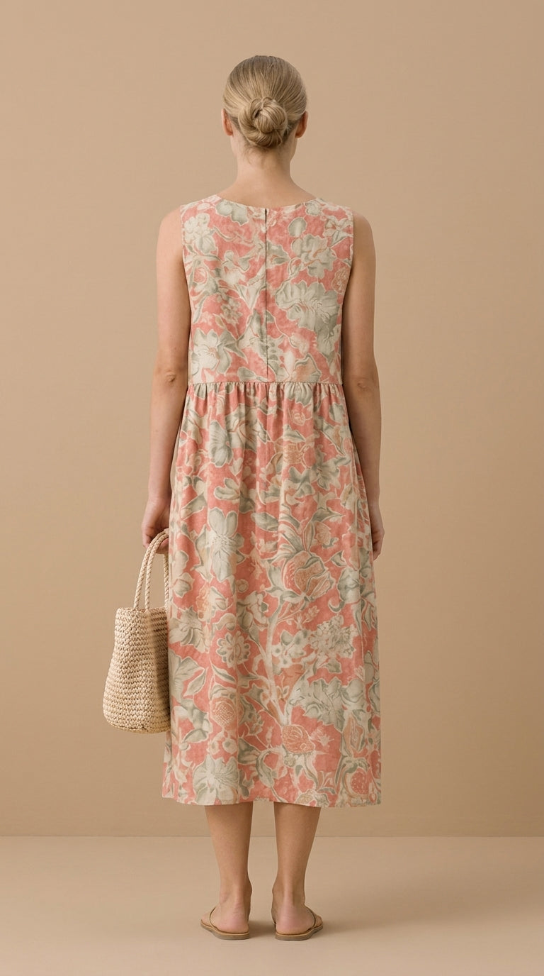 RIVEA STUDIOS | Vestido midi con estampado floral