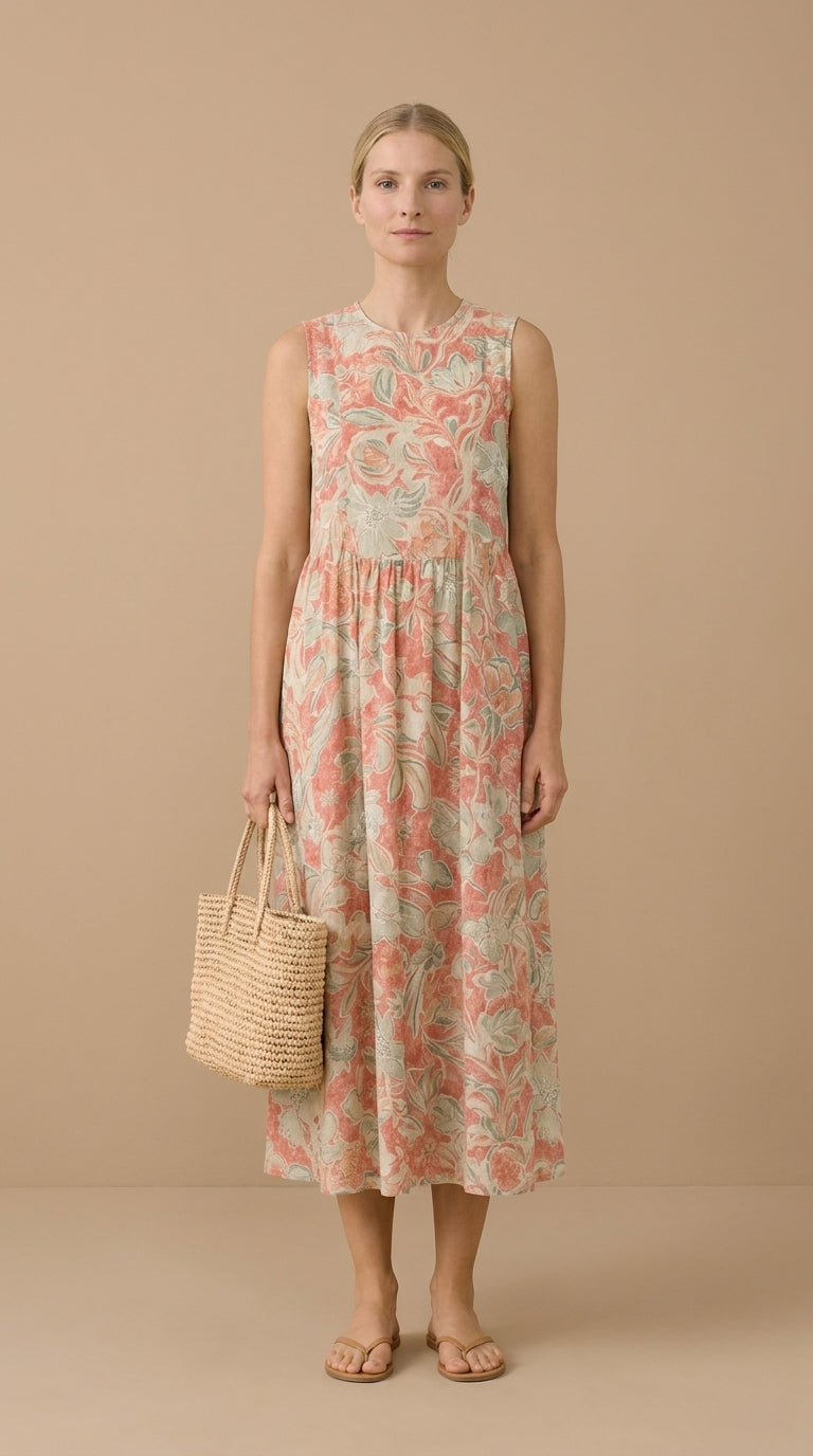 RIVEA STUDIOS | Vestido midi con estampado floral