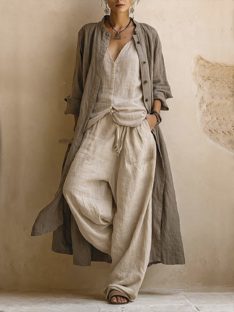 Sienna | Conjunto de tres piezas en capas